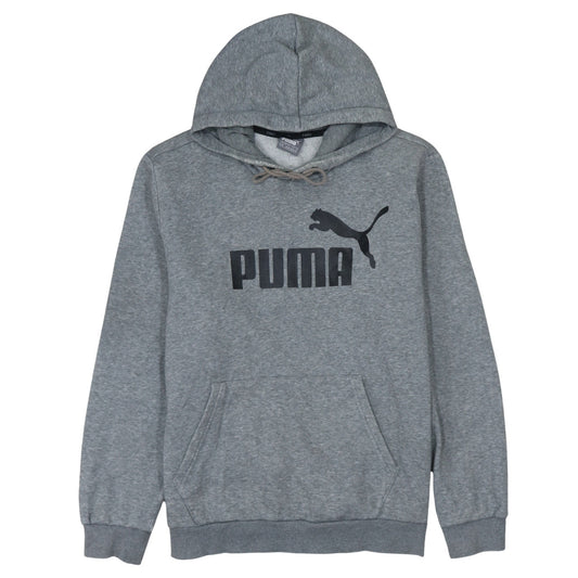 Mens UK Size M PUMA Grey Pullover Hoodie
