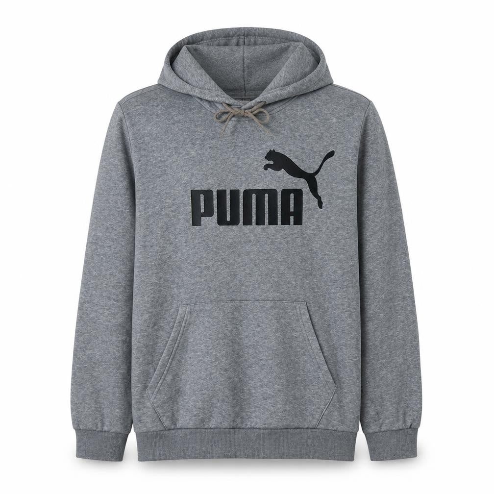 Mens UK Size M PUMA Grey Pullover Hoodie