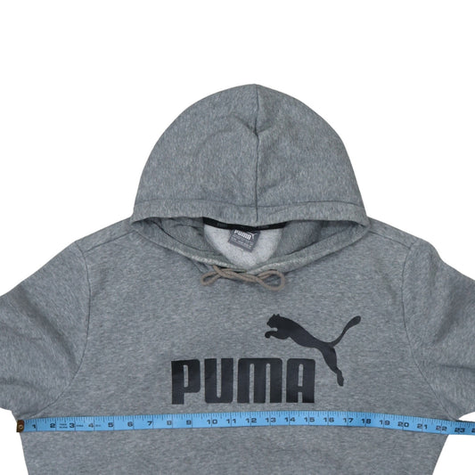 Mens UK Size M PUMA Grey Pullover Hoodie