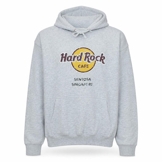 Womens UK Size M Hard Rock Cafe Grey Pullover Hoodie
