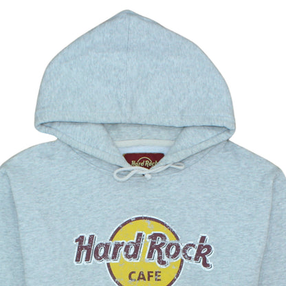 Womens UK Size M Hard Rock Cafe Grey Pullover Hoodie