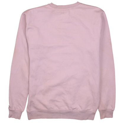 Womens UK Size M FILA Pink Pullover Sweatshirt