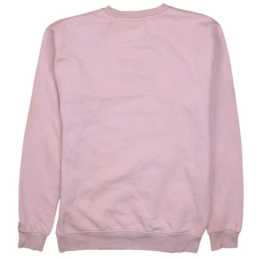 Womens UK Size M FILA Pink Pullover Sweatshirt