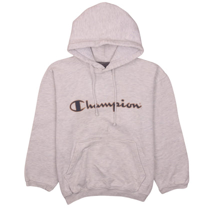 Champion Boys Grey Pullover Hoodie 11-12 Years Regular Fit Fleece