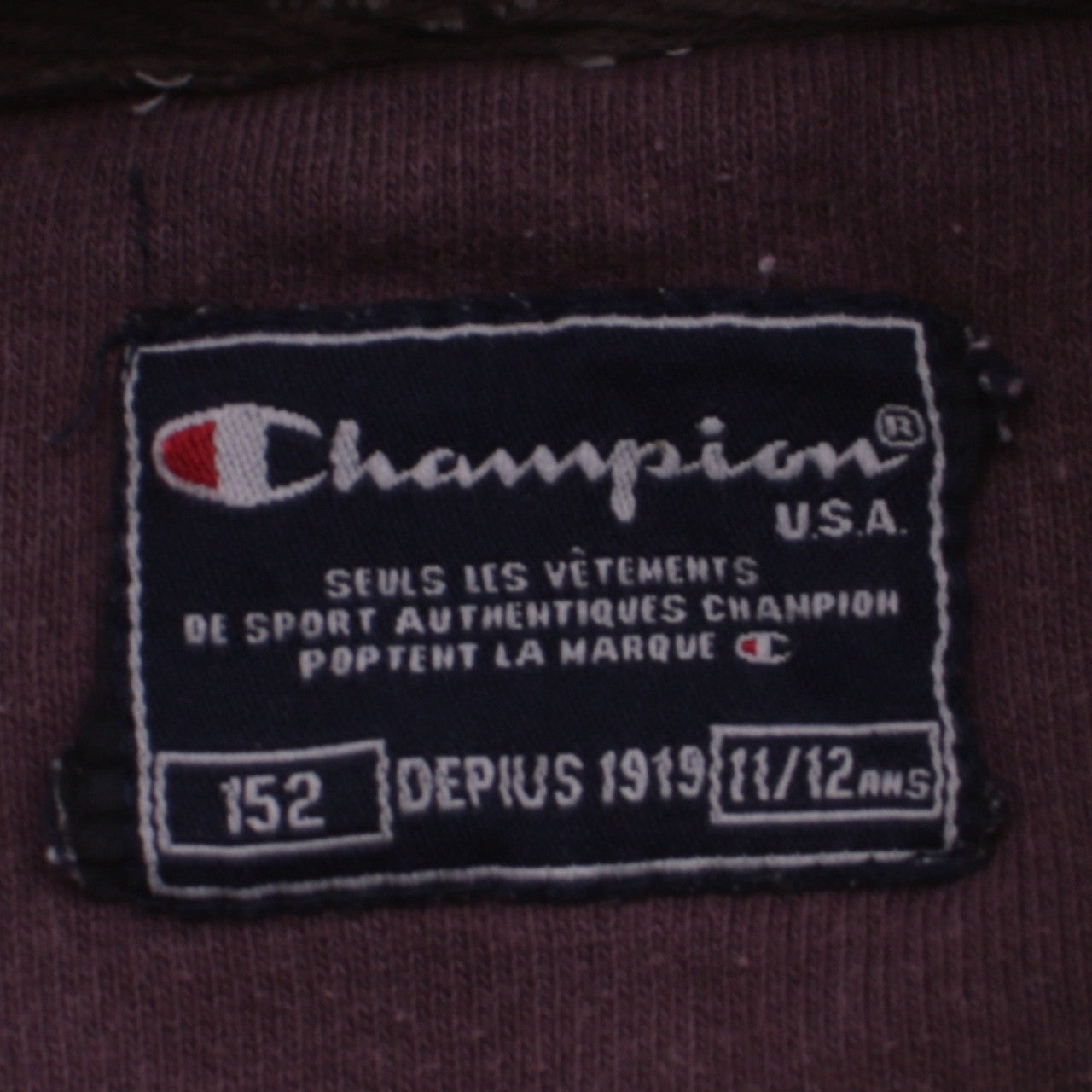 Champion Boys Grey Pullover Hoodie 11-12 Years Regular Fit Fleece