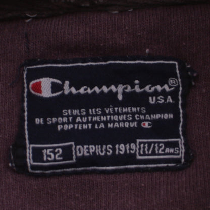 Champion Boys Grey Pullover Hoodie 11-12 Years Regular Fit Fleece