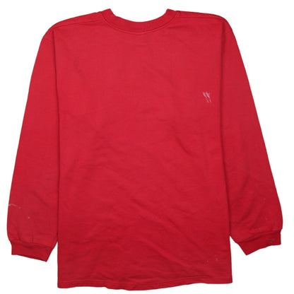 Mens UK Size XL Diesel Red Pullover Sweatshirt