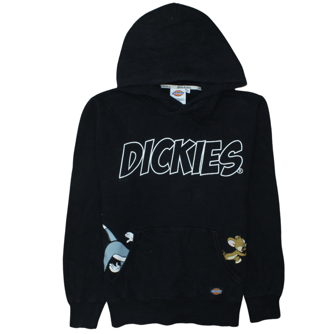Mens UK Size S Dickies Black Pullover Hoodie