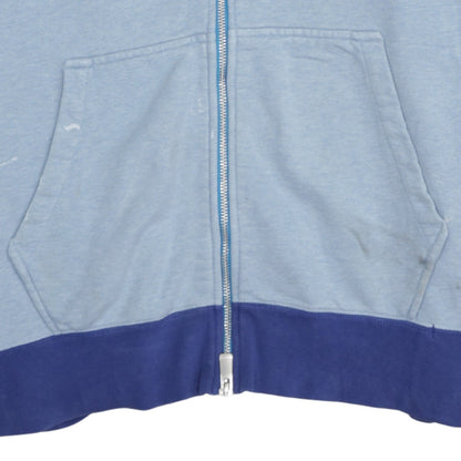 Mens UK Size L Nike Blue Full Zip Hoodie