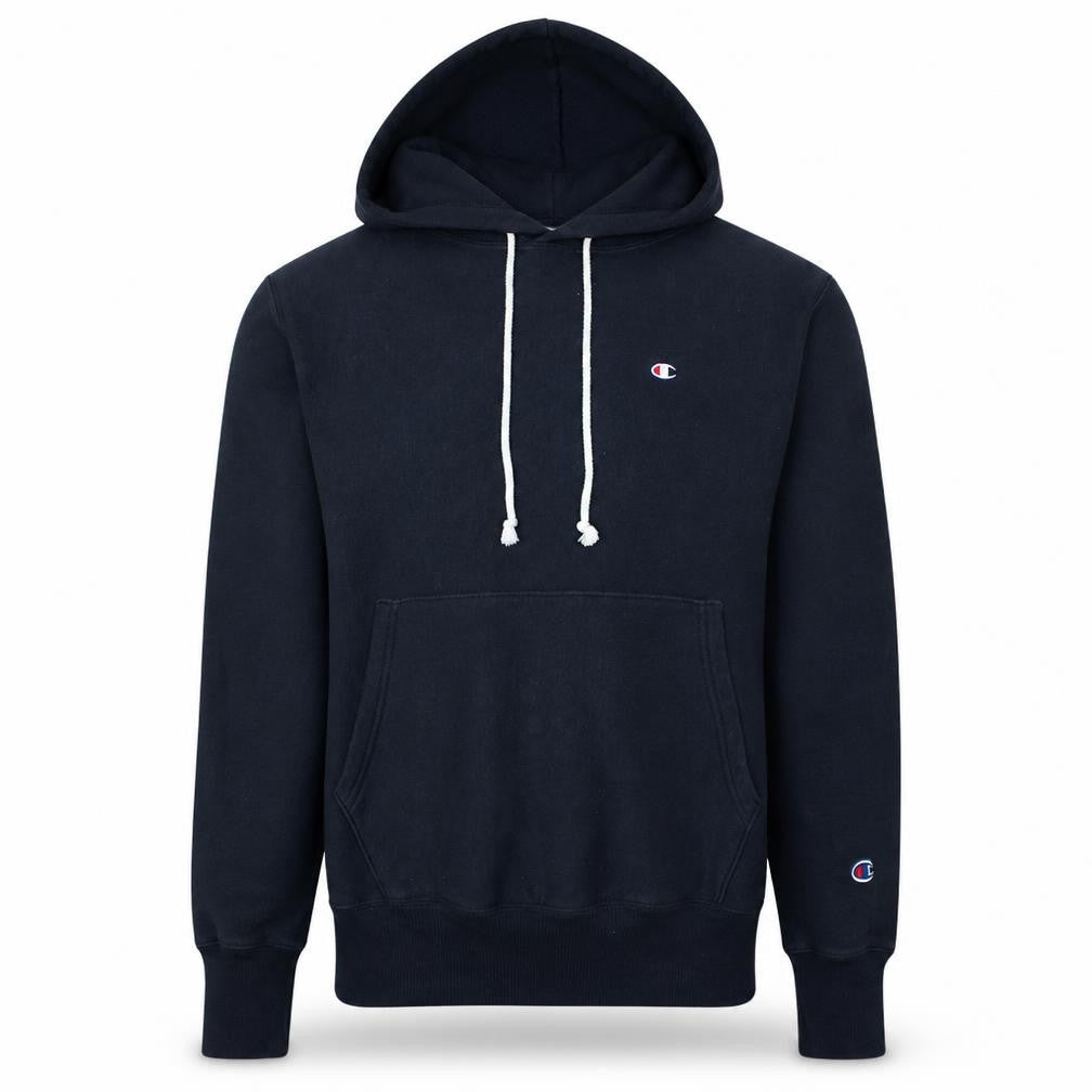 Mens UK Size S Champion Black Pullover Hoodie