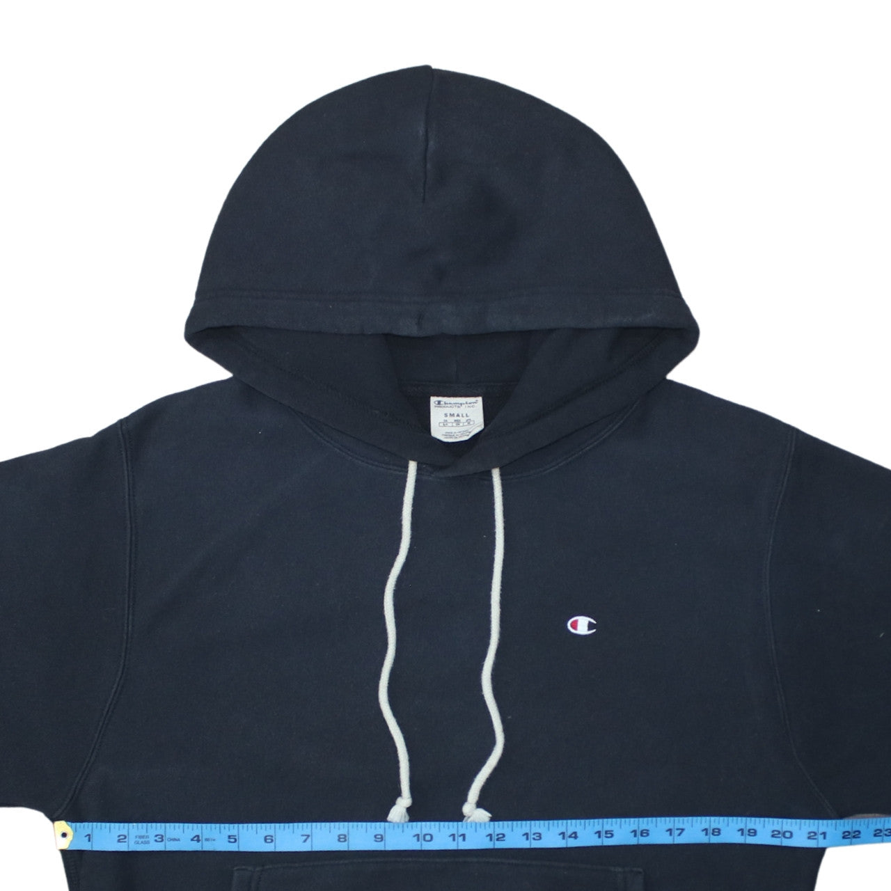 Mens UK Size S Champion Black Pullover Hoodie