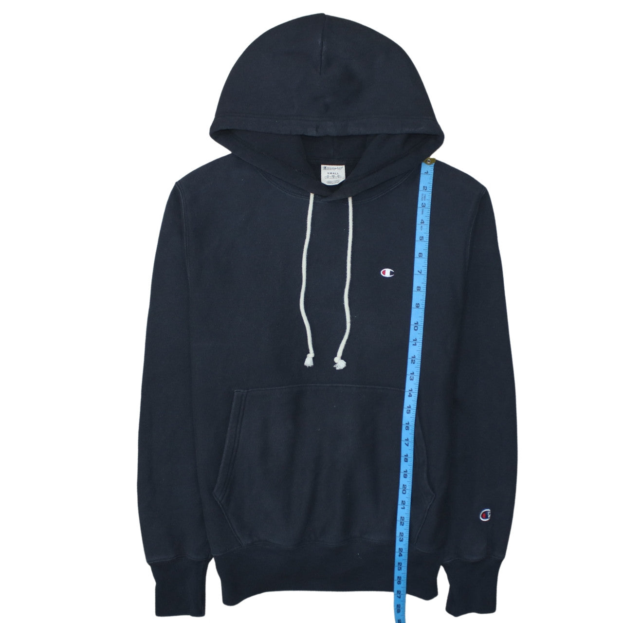 Mens UK Size S Champion Black Pullover Hoodie