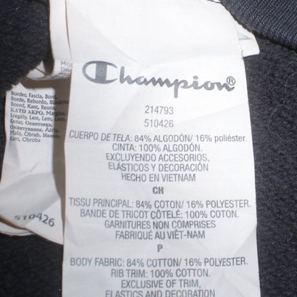 Mens UK Size S Champion Black Pullover Hoodie