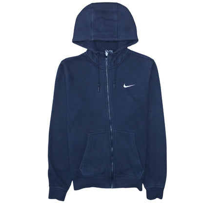 Mens UK Size S Nike Blue Full Zip Hoodie