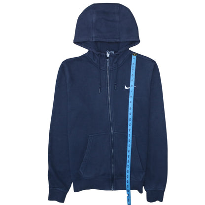 Mens UK Size S Nike Blue Full Zip Hoodie