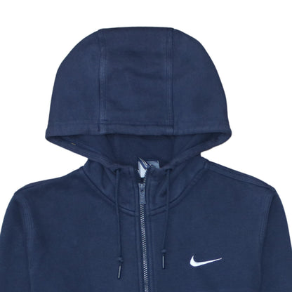 Mens UK Size S Nike Blue Full Zip Hoodie