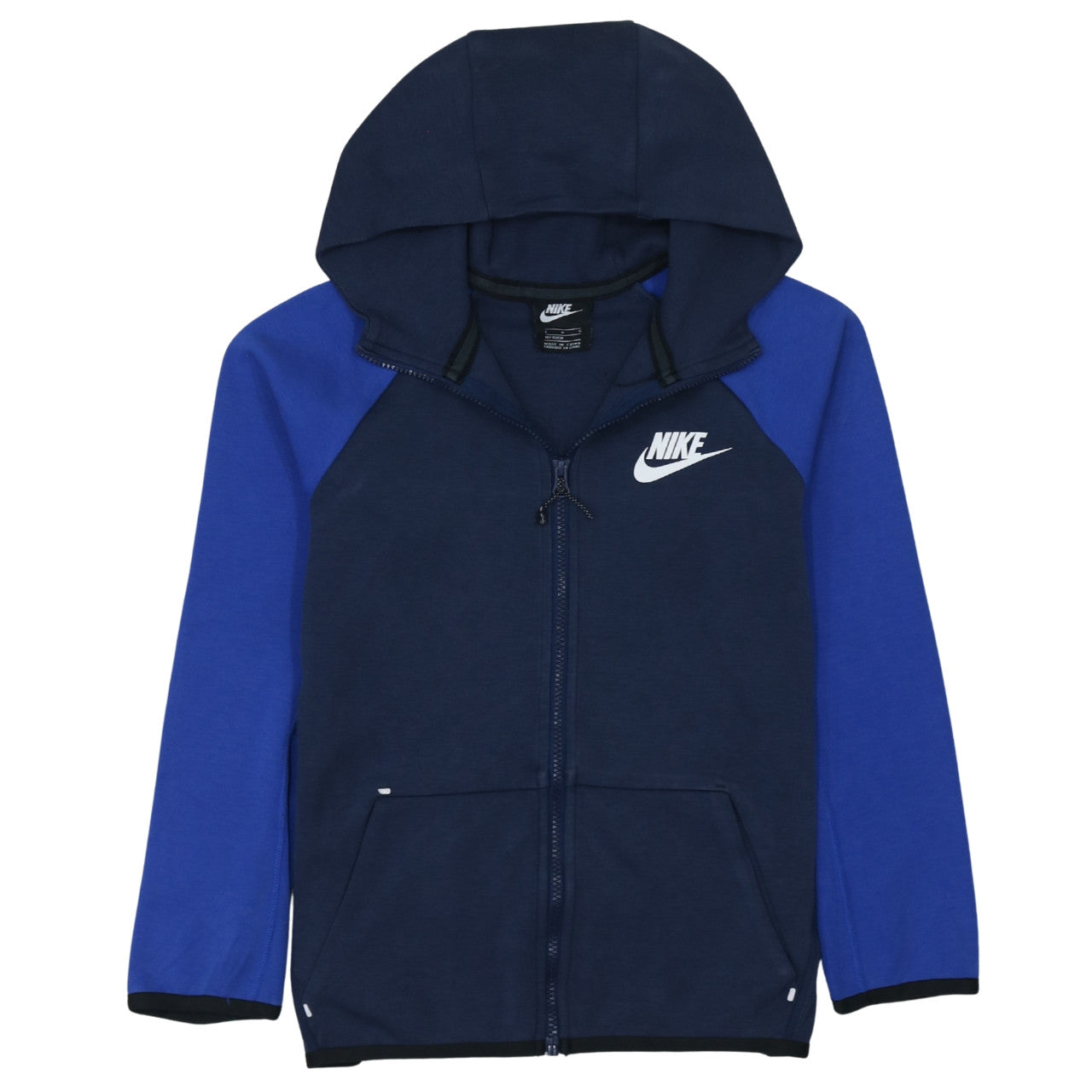 Boys UK Size L Nike Blue Full Zip Hoodie