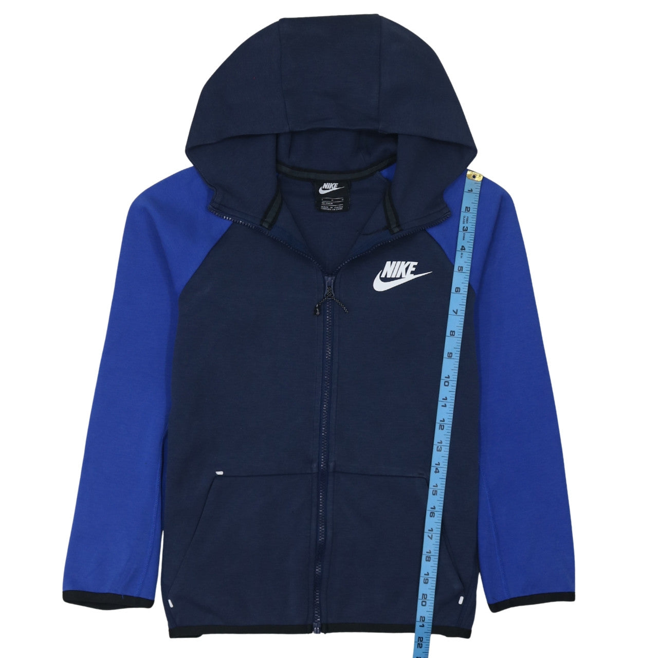 Boys UK Size L Nike Blue Full Zip Hoodie