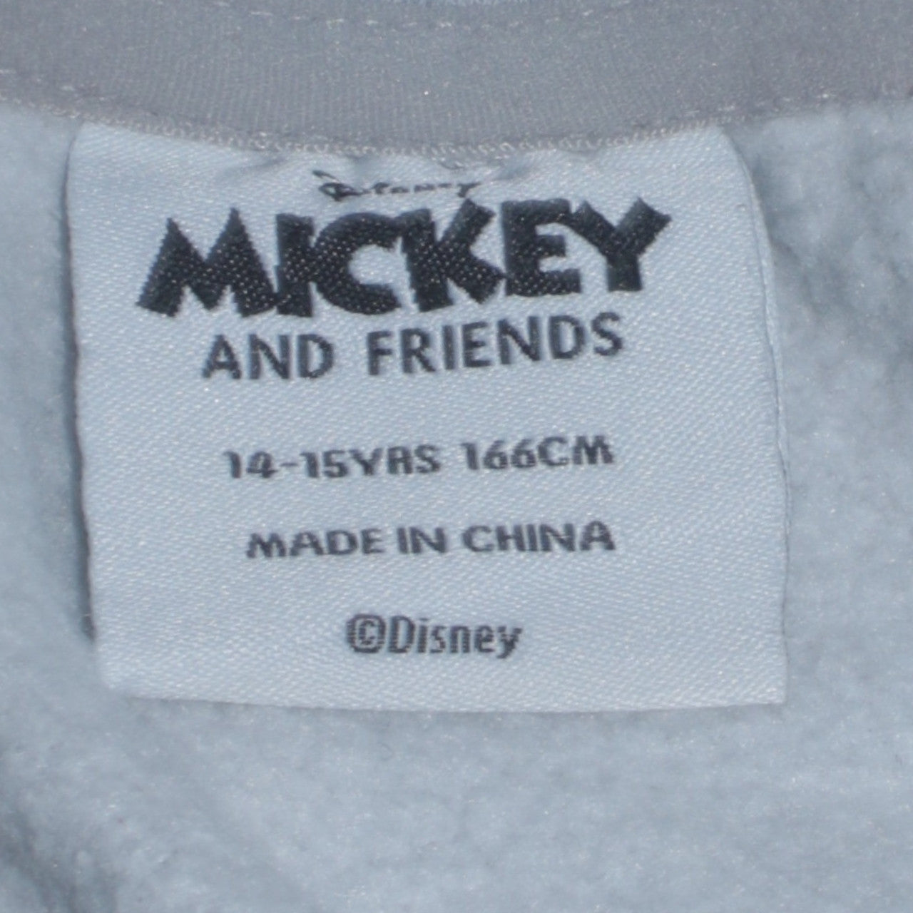 Teens UK Size 14 Disney Grey Pullover Hoodie
