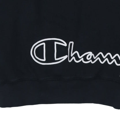 Womens UK Size L Champion Black Pullover Sweatshirt