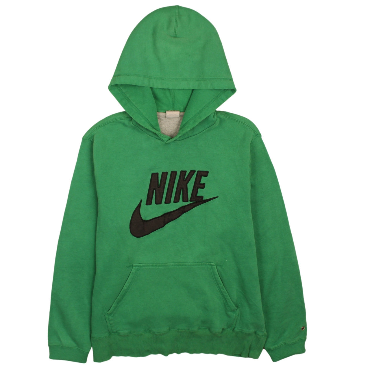 Mens UK Size L Nike Green Pullover Hoodie