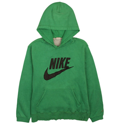 Mens UK Size L Nike Green Pullover Hoodie