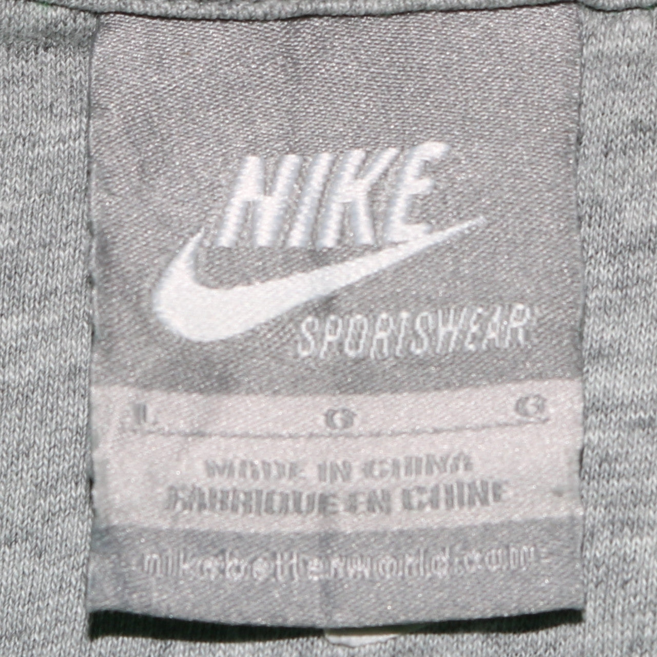 Mens UK Size L Nike Green Pullover Hoodie