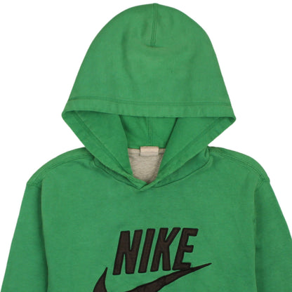 Mens UK Size L Nike Green Pullover Hoodie