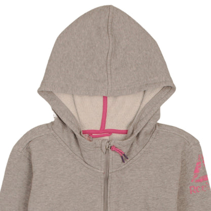 Girls UK Size 13-14 Years Reebok Grey Full Zip Hoodie