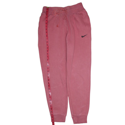 Womens UK Size M Nike Regular Fit Sweatpants Pink Trousers