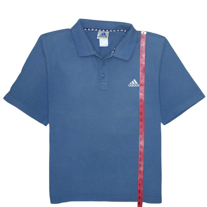 Mens UK Size M adidas Cotton Blend Polo Shirt