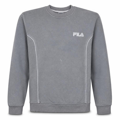 Fila Men's Grey Crew Neck Sweatshirt Size S Casual Pullover