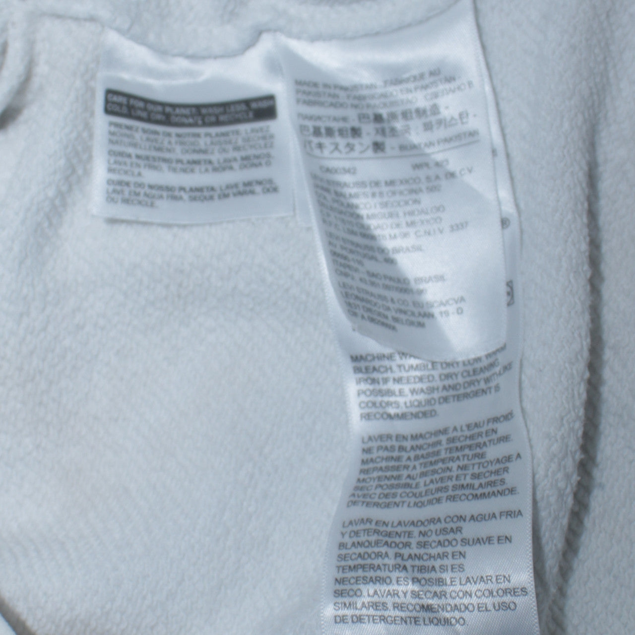 Womens UK Size S Levi's White Pullover Hoodie