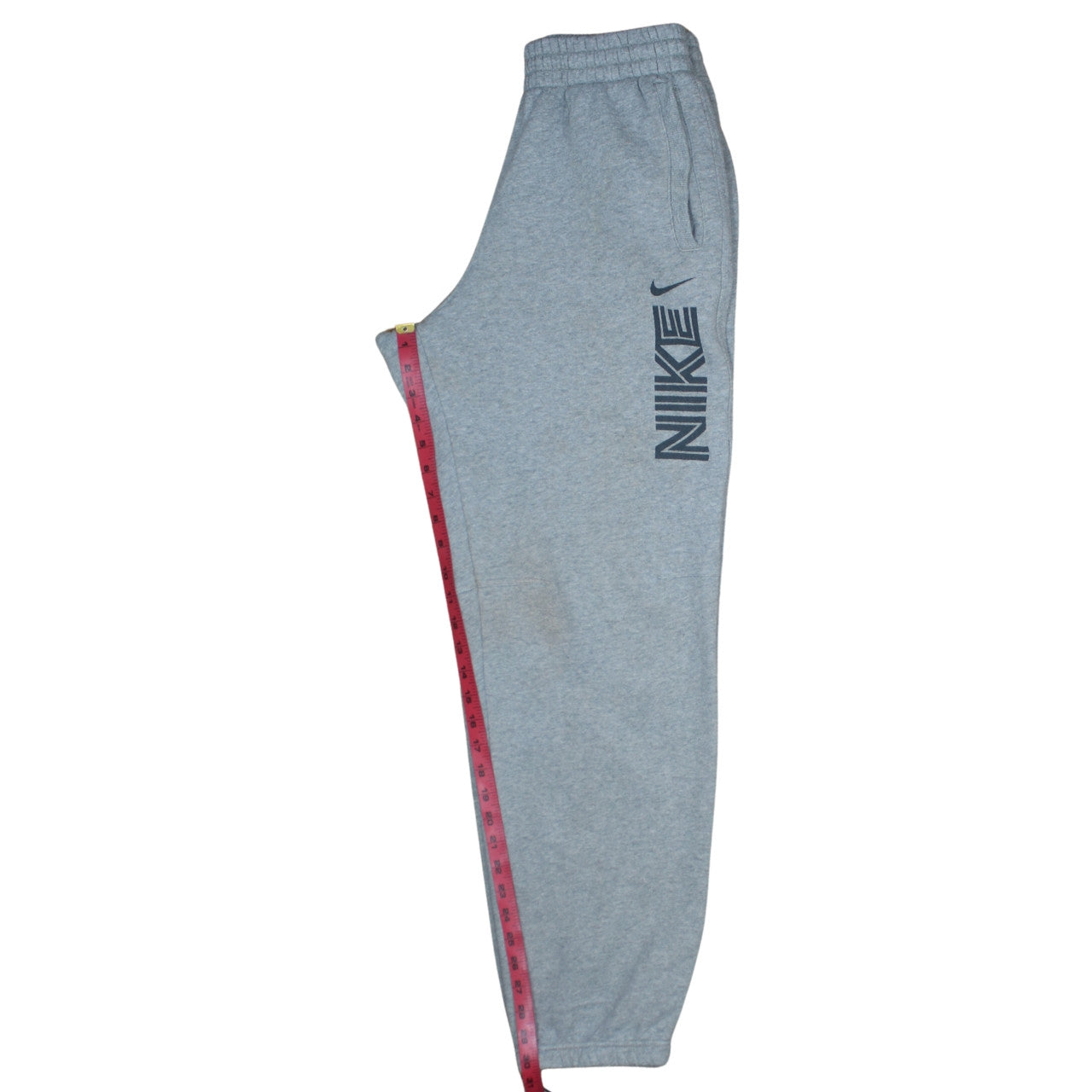 Nike Men's Grey Fleece Sweatpants M Regular Fit Comfort Casual