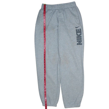 Nike Men's Grey Fleece Sweatpants M Regular Fit Comfort Casual