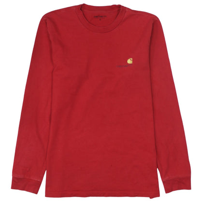 Mens UK Size S Carhartt Red  T-Shirt