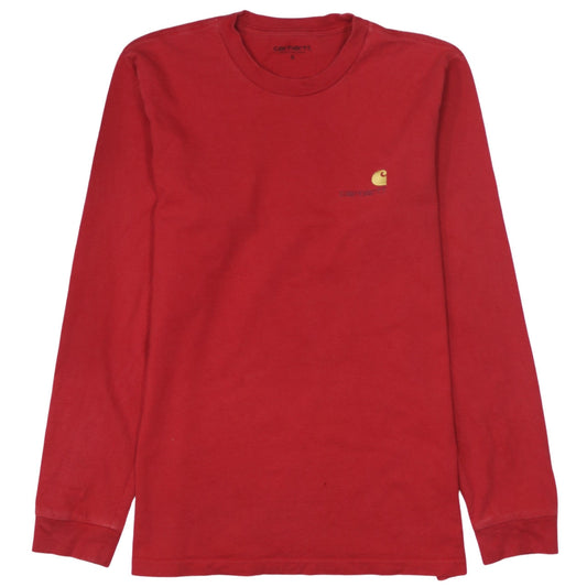 Mens UK Size S Carhartt Red  T-Shirt