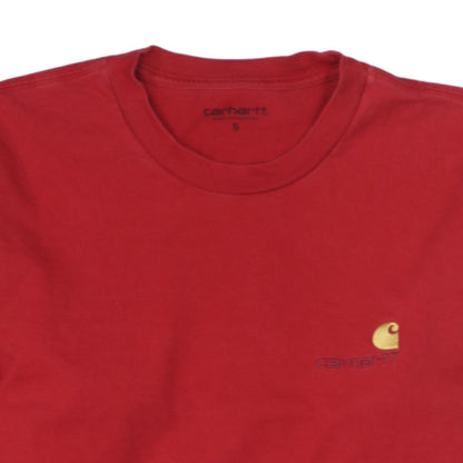 Mens UK Size S Carhartt Red  T-Shirt