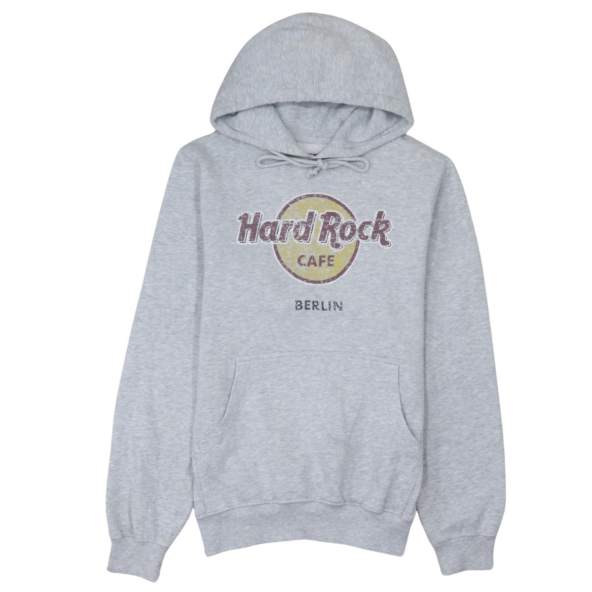 Womens UK Size M Hard Rock Cafe Grey Pullover Hoodie