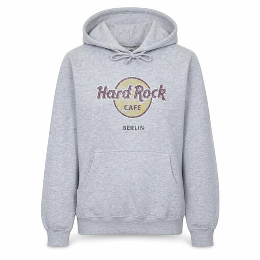 Womens UK Size M Hard Rock Cafe Grey Pullover Hoodie