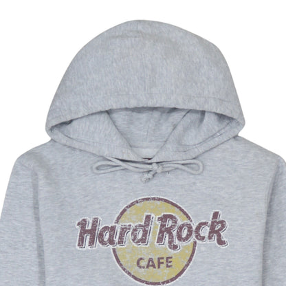 Womens UK Size M Hard Rock Cafe Grey Pullover Hoodie
