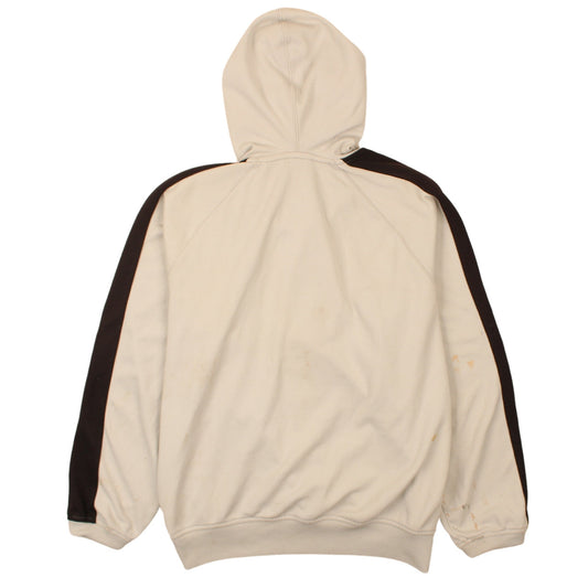 Mens UK Size M Nike Beige Pullover Hoodie