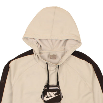 Mens UK Size M Nike Beige Pullover Hoodie
