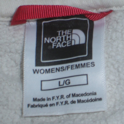 Womens UK Size L The North Face White Pullover Hoodie