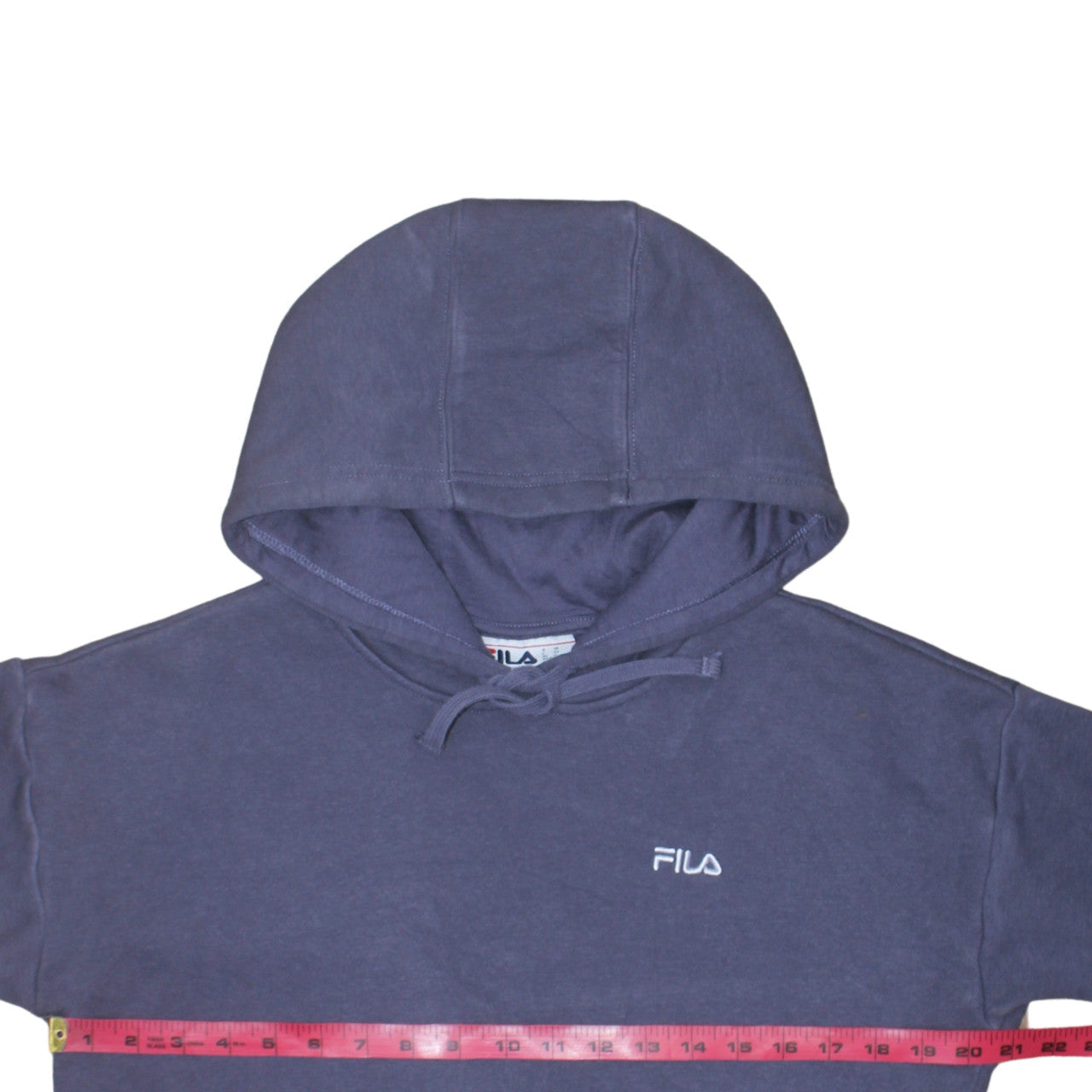 Womens UK Size M FILA Blue Pullover Hoodie