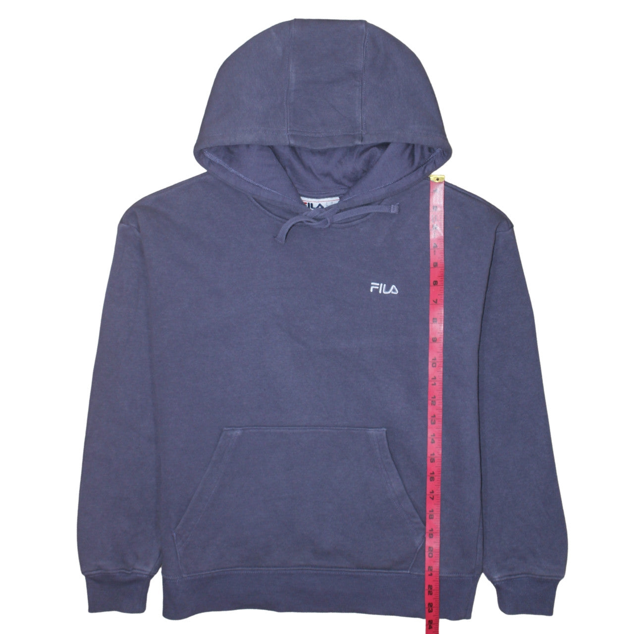 Womens UK Size M FILA Blue Pullover Hoodie