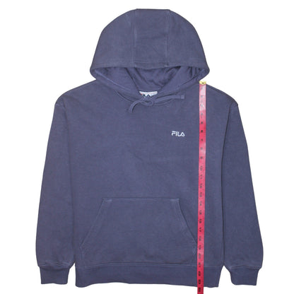 Womens UK Size M FILA Blue Pullover Hoodie