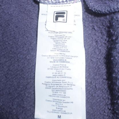 Womens UK Size M FILA Blue Pullover Hoodie