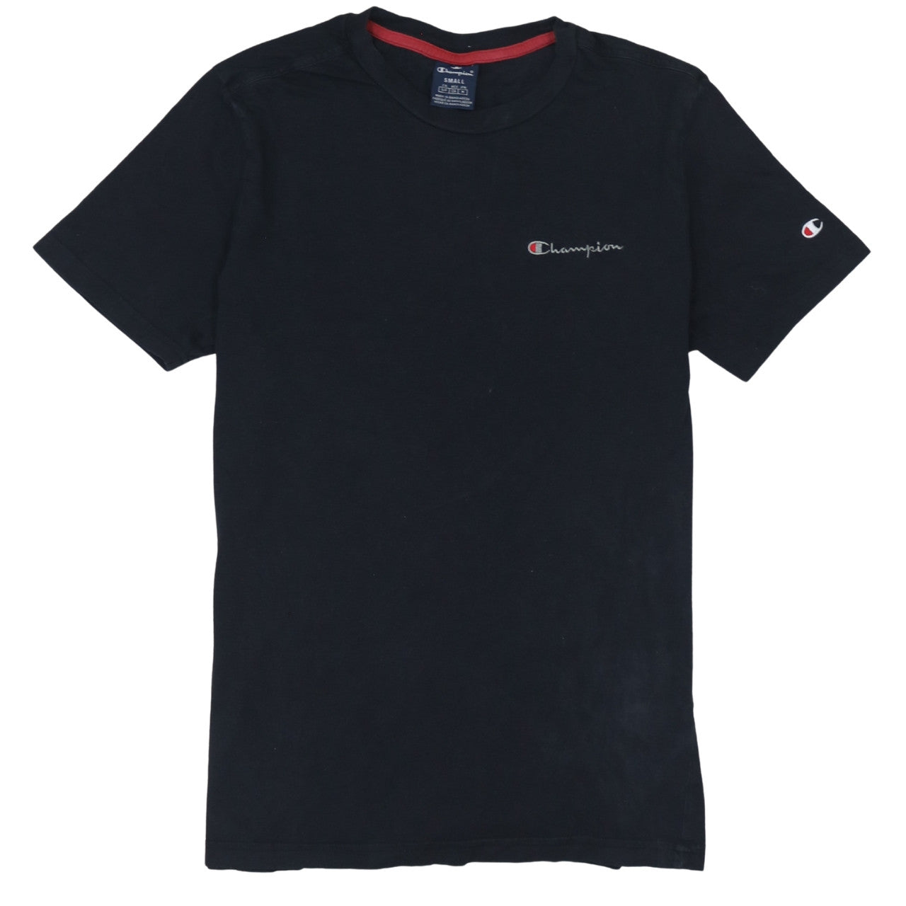 Mens UK Size S Champion Black  T-Shirt