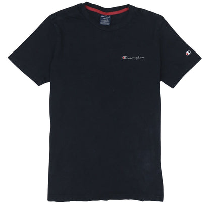 Mens UK Size S Champion Black  T-Shirt
